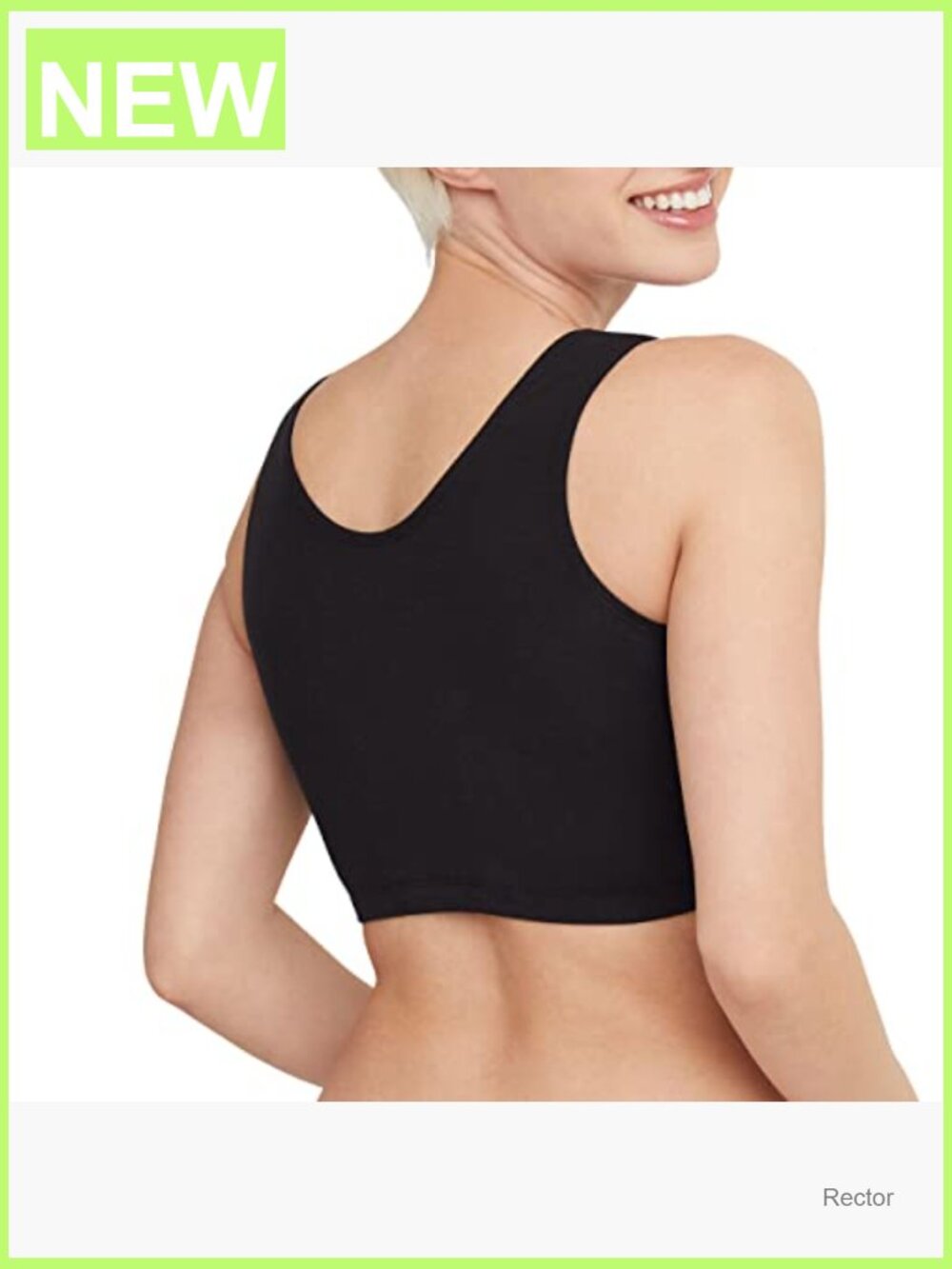 Cotton Scoopneck Bralette Pack, Low-Impact Sports Bra, 3-Pack - Picture 3 of 7